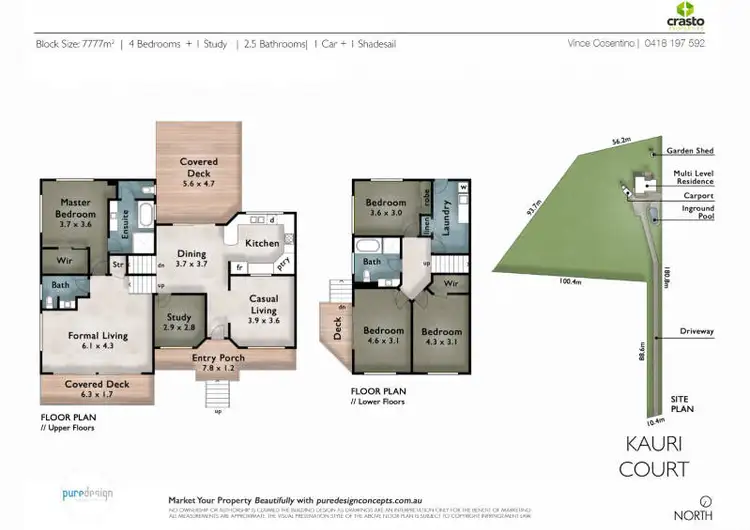 Floorplan of Homely house listing, 34 Kauri Court, Bonogin QLD 4213