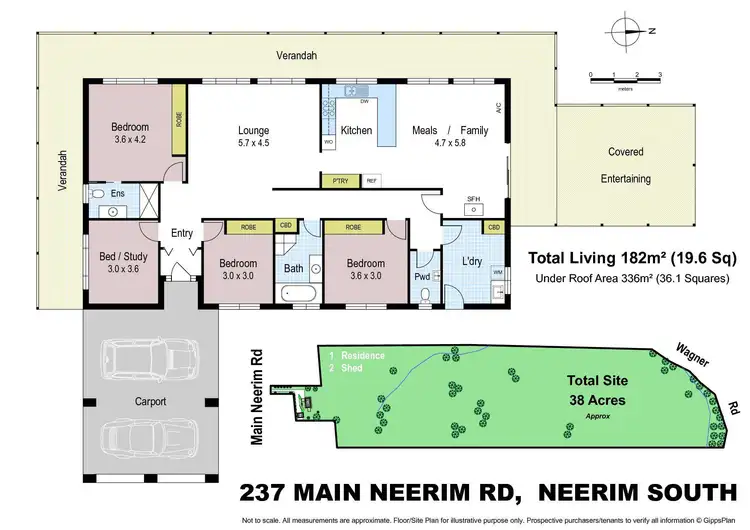 Floorplan of Homely rural property listing, 237 Main Neerim Road, Neerim South VIC 3831