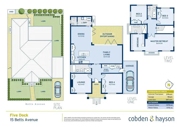 Floorplan of Homely house listing, 15 Betts Avenue, Five Dock NSW 2046