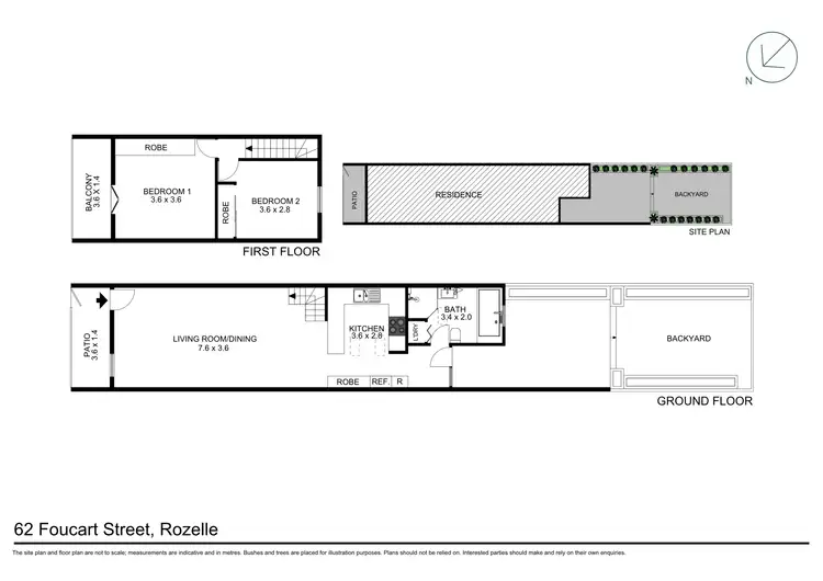 Floorplan of Homely house listing, 62 Foucart Street, Rozelle NSW 2039
