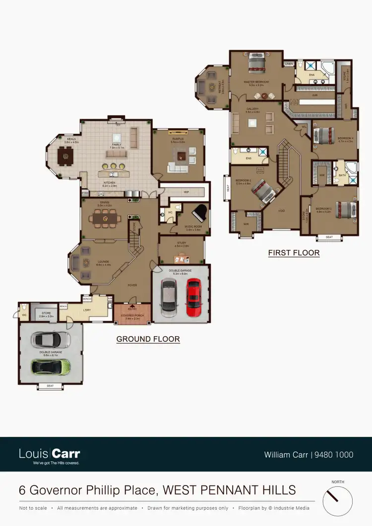 Floorplan of Homely house listing, 6 Governor Phillip Place, West Pennant Hills NSW 2125