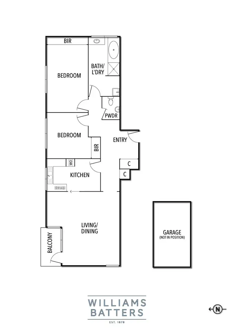 Floorplan of Homely apartment listing, 1/90 Clowes Street, South Yarra VIC 3141