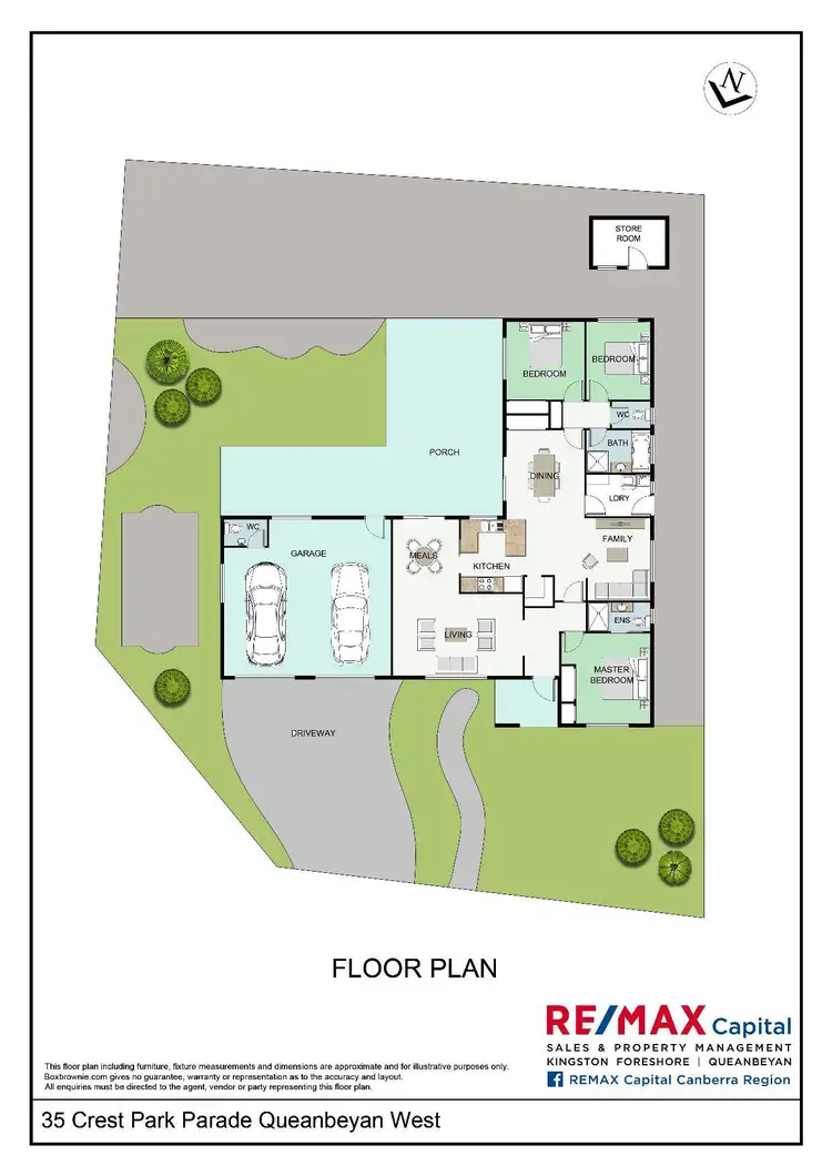 Floorplan of Homely house listing, 35 Crest Park Parade, Queanbeyan NSW 2620