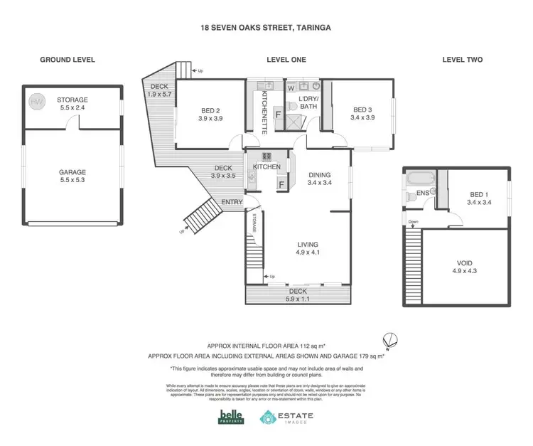 Floorplan of Homely house listing, 18 Seven Oaks Street, Taringa QLD 4068