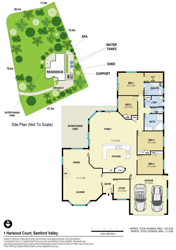 Floorplan of Homely house listing, 1 Harwood Court, Samford Valley QLD 4520