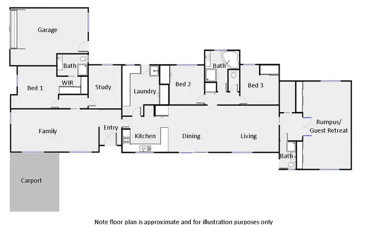 Floorplan of Homely house listing, 17 Jubilee Drive, Mildura VIC 3500