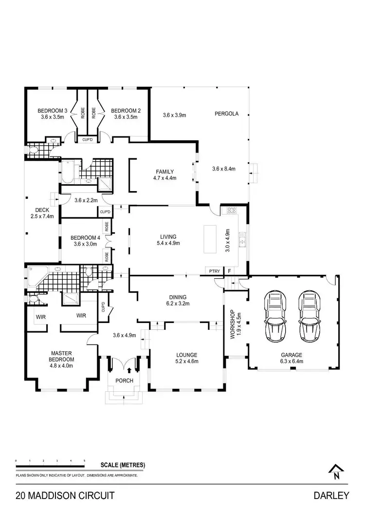 Floorplan of Homely house listing, 20 Maddison Circuit, Darley VIC 3340