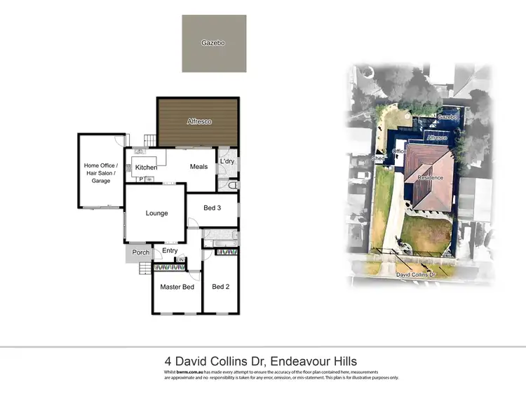 Floorplan of Homely house listing, 4 David Collins Drive, Endeavour Hills VIC 3802
