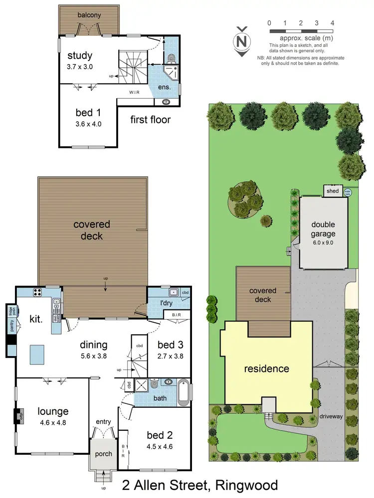 Floorplan of Homely house listing, 2 Allen Street, Ringwood VIC 3134
