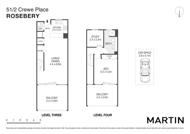 Floorplan of Homely apartment listing, 51/2 Crewe Place, Rosebery NSW 2018
