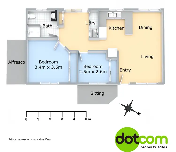 Floorplan of Homely villa listing, 5/3 Violet Town Road, Mount Hutton NSW 2290