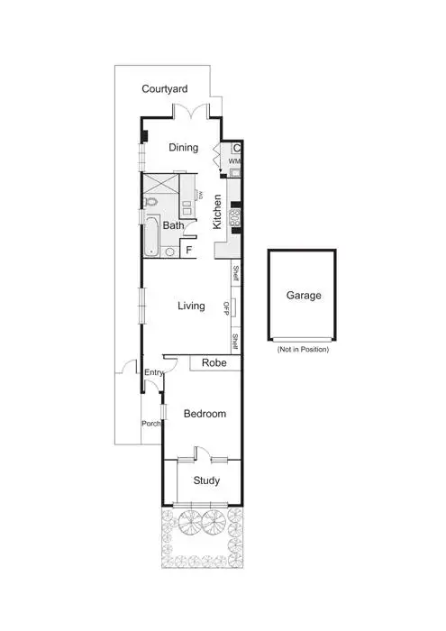 Floorplan of Homely apartment listing, 1/3 Ruskin Street, Elwood VIC 3184
