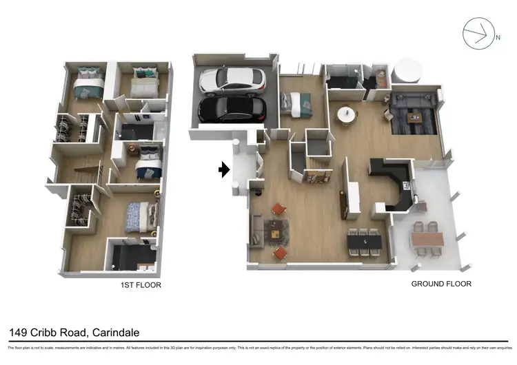 Floorplan of Homely house listing, 149 Cribb Road, Carindale QLD 4152