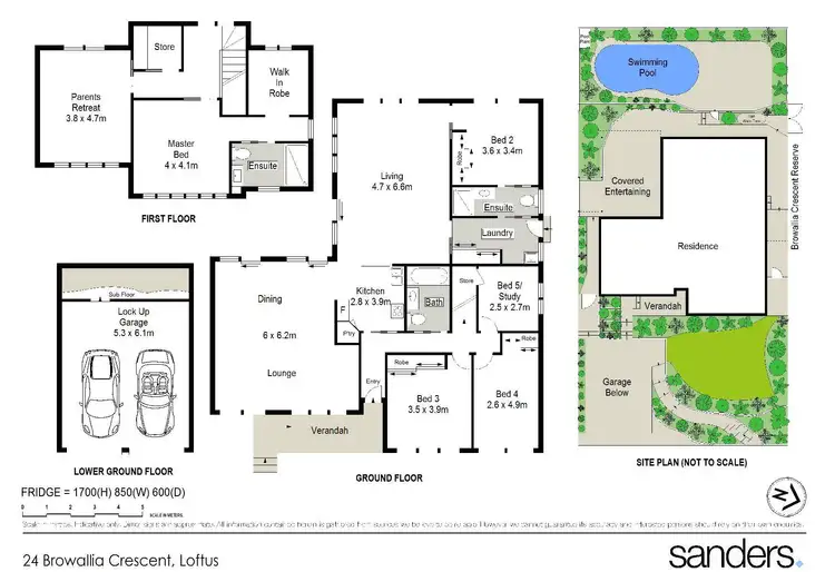 Floorplan of Homely house listing, 24 Browallia Crescent, Loftus NSW 2232
