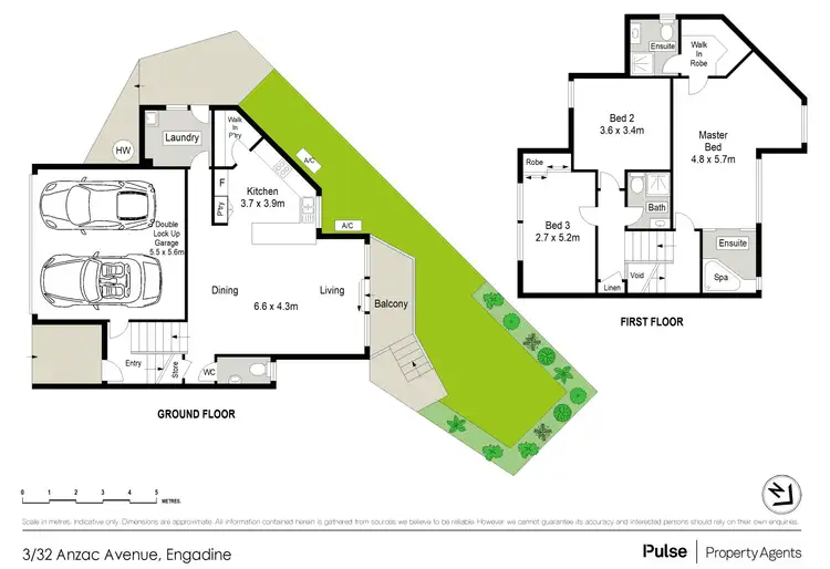 Floorplan of Homely townhouse listing, 3/32 Anzac Avenue, Engadine NSW 2233