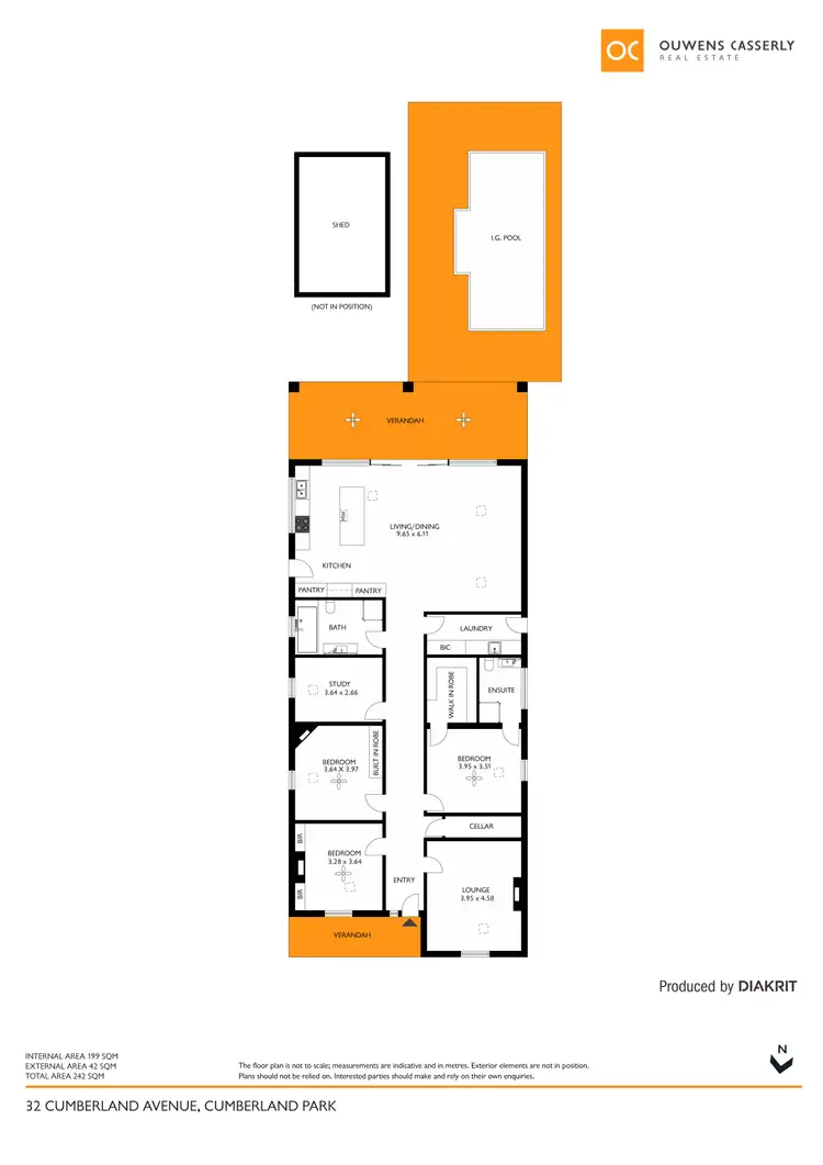 Floorplan of Homely house listing, 32 Cumberland Avenue, Cumberland Park SA 5041