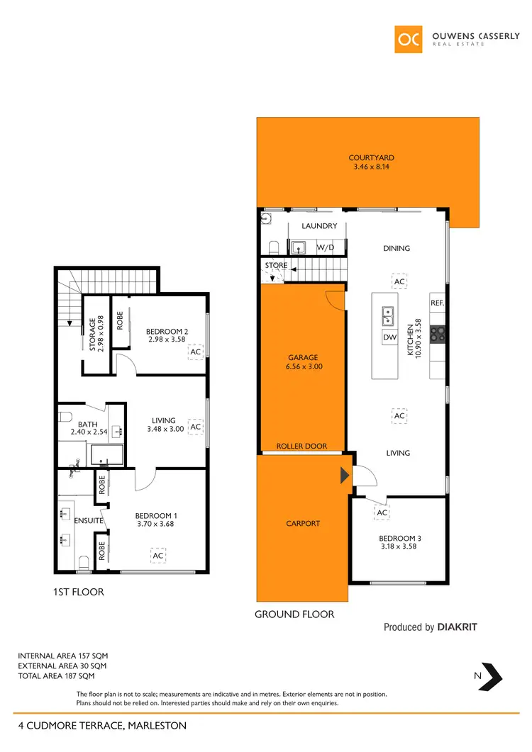 Floorplan of Homely townhouse listing, 4B Cudmore Terrace, Marleston SA 5033
