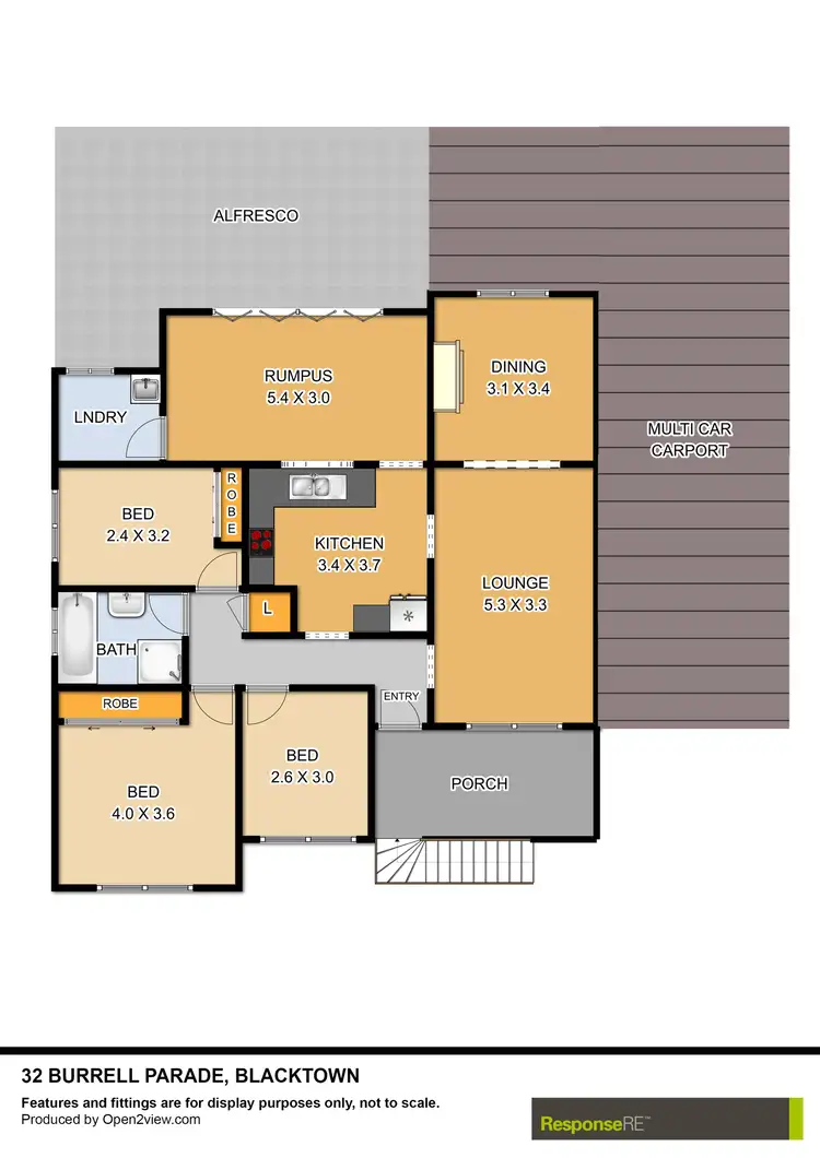 Floorplan of Homely house listing, 32 Burrell Parade, Blacktown NSW 2148