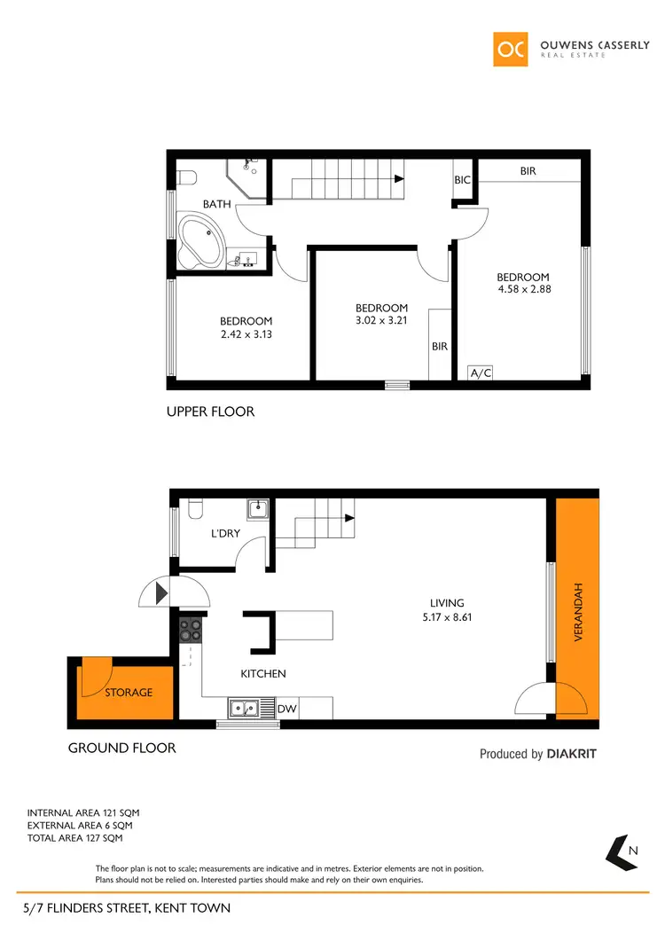Floorplan of Homely unit listing, 5/7 Flinders Street, Kent Town SA 5067