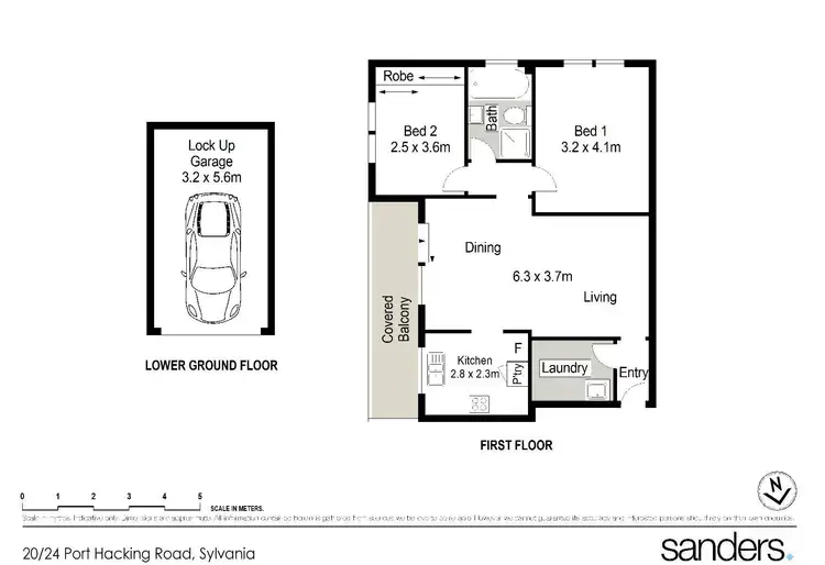 Floorplan of Homely unit listing, 20/24-28 Port Hacking Road, Sylvania NSW 2224