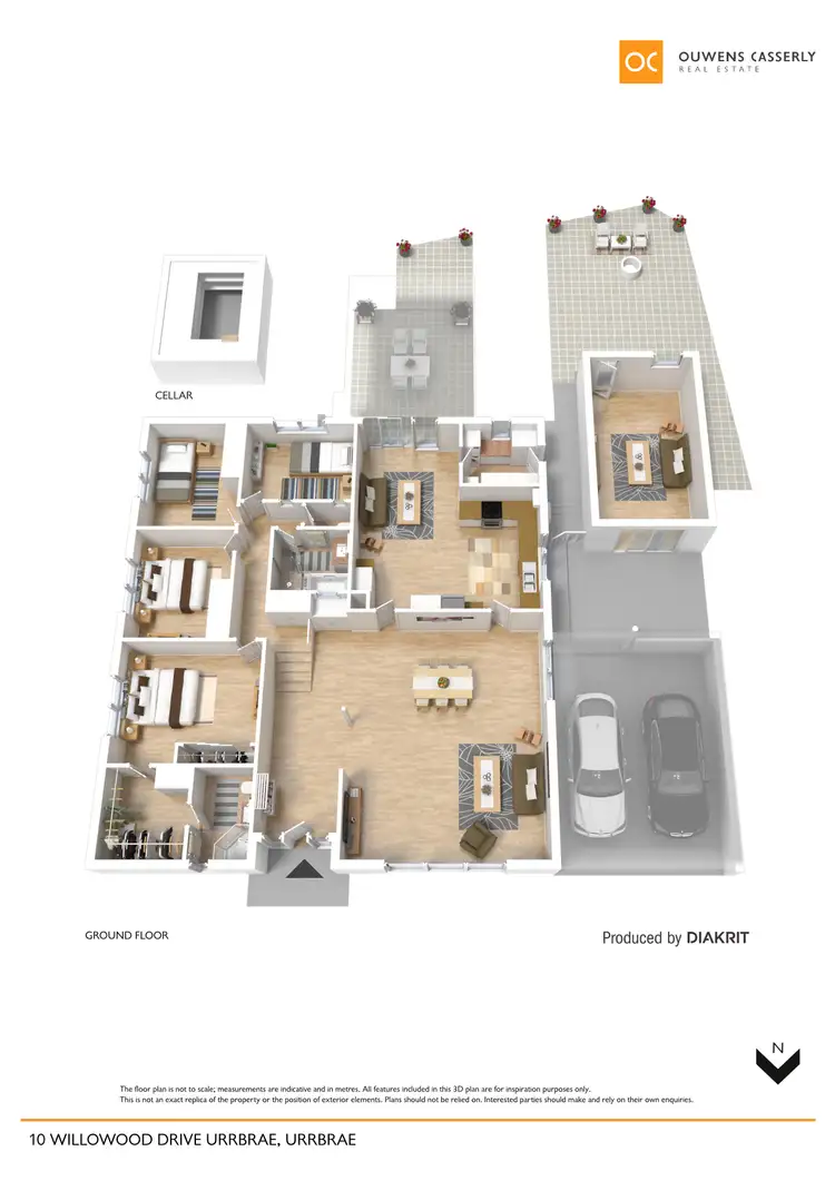 Floorplan of Homely house listing, 10 Willowood Drive, Urrbrae SA 5064