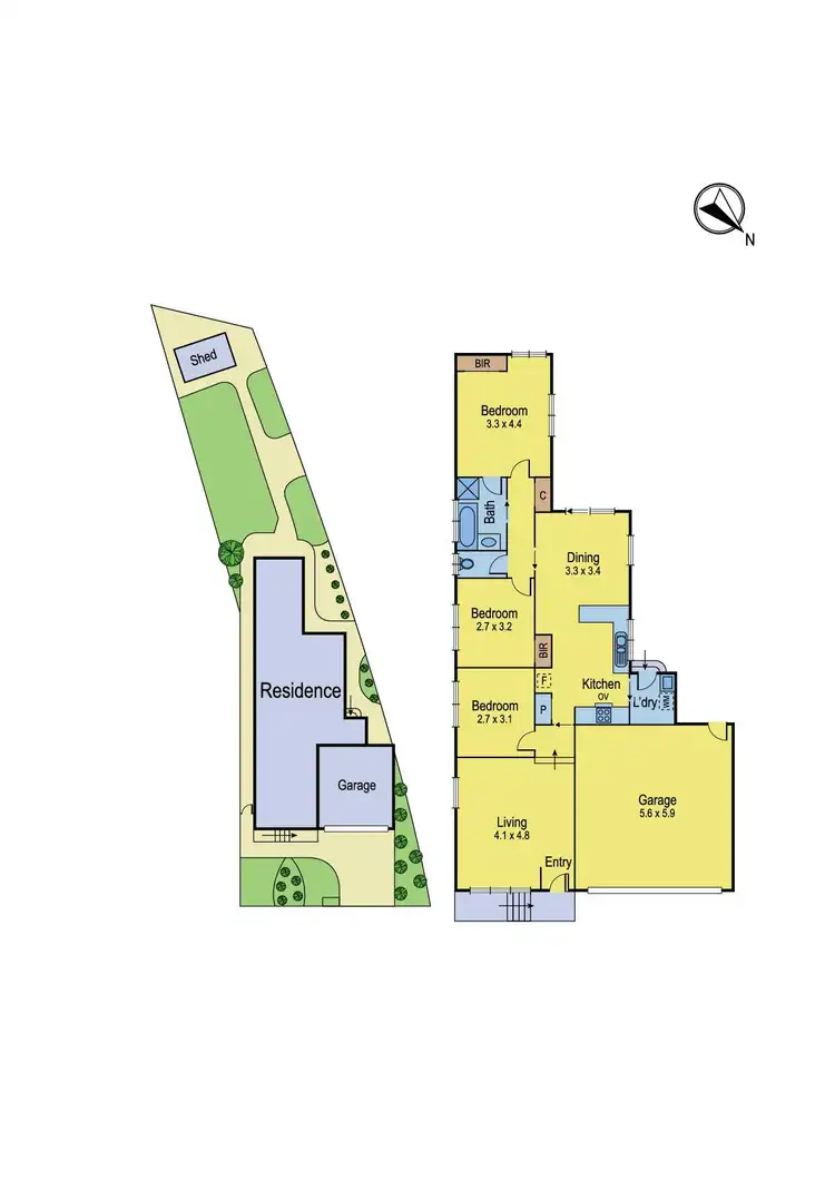 Floorplan of Homely house listing, 15 Bent Street, Bundoora VIC 3083