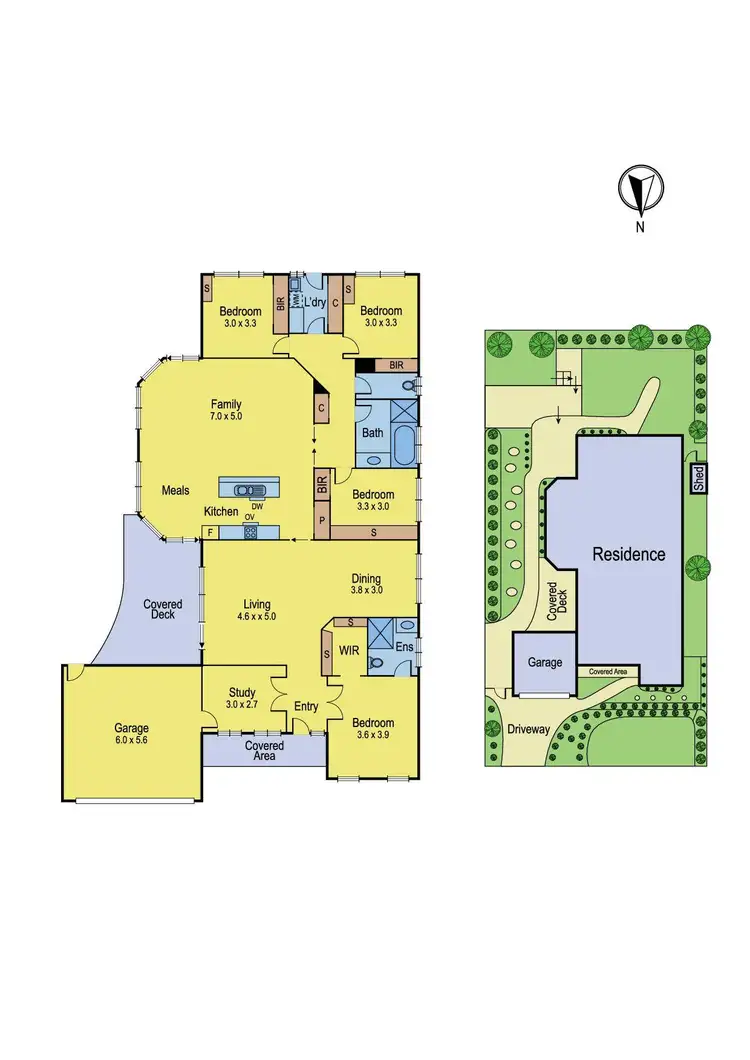 Floorplan of Homely house listing, 5 Nolan Close, Bundoora VIC 3083