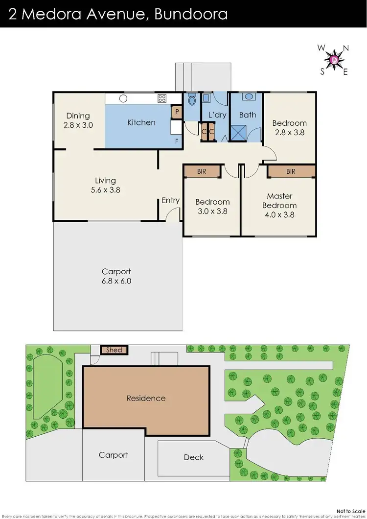Floorplan of Homely house listing, 2 Medora Avenue, Bundoora VIC 3083