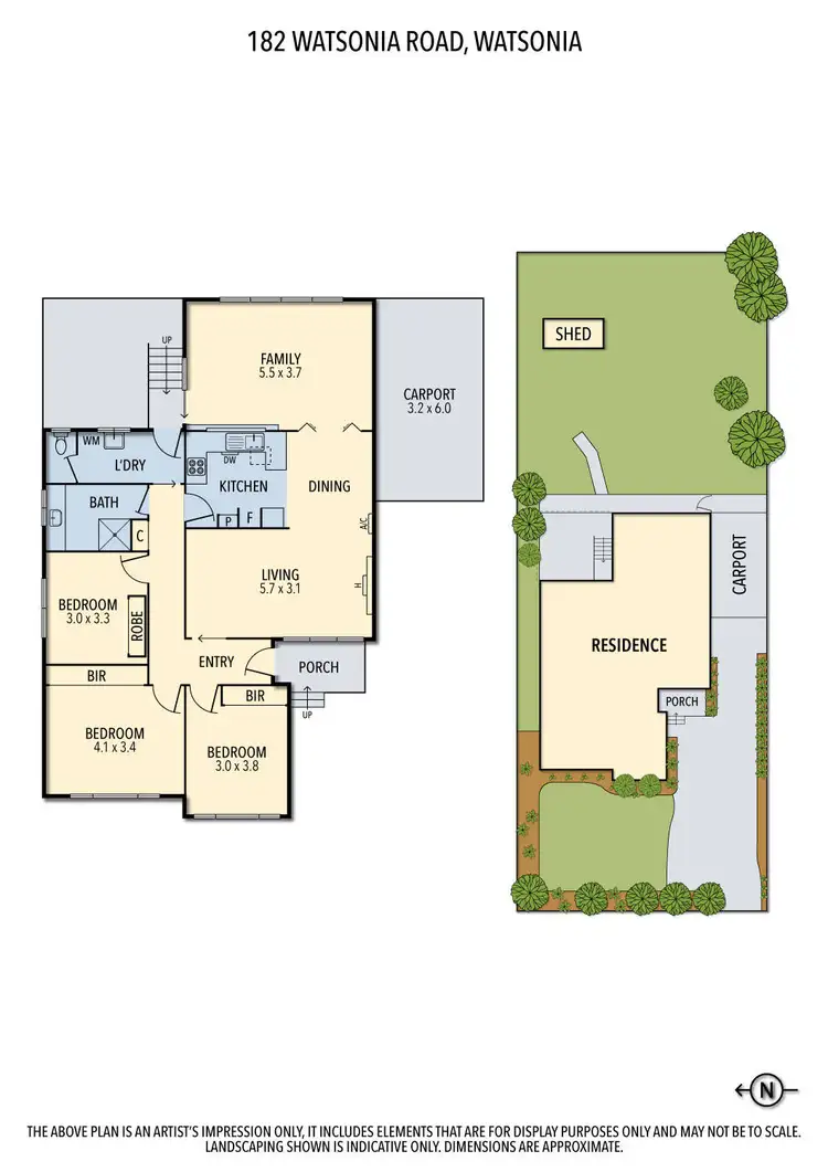 Floorplan of Homely house listing, 182 Watsonia Road, Watsonia VIC 3087