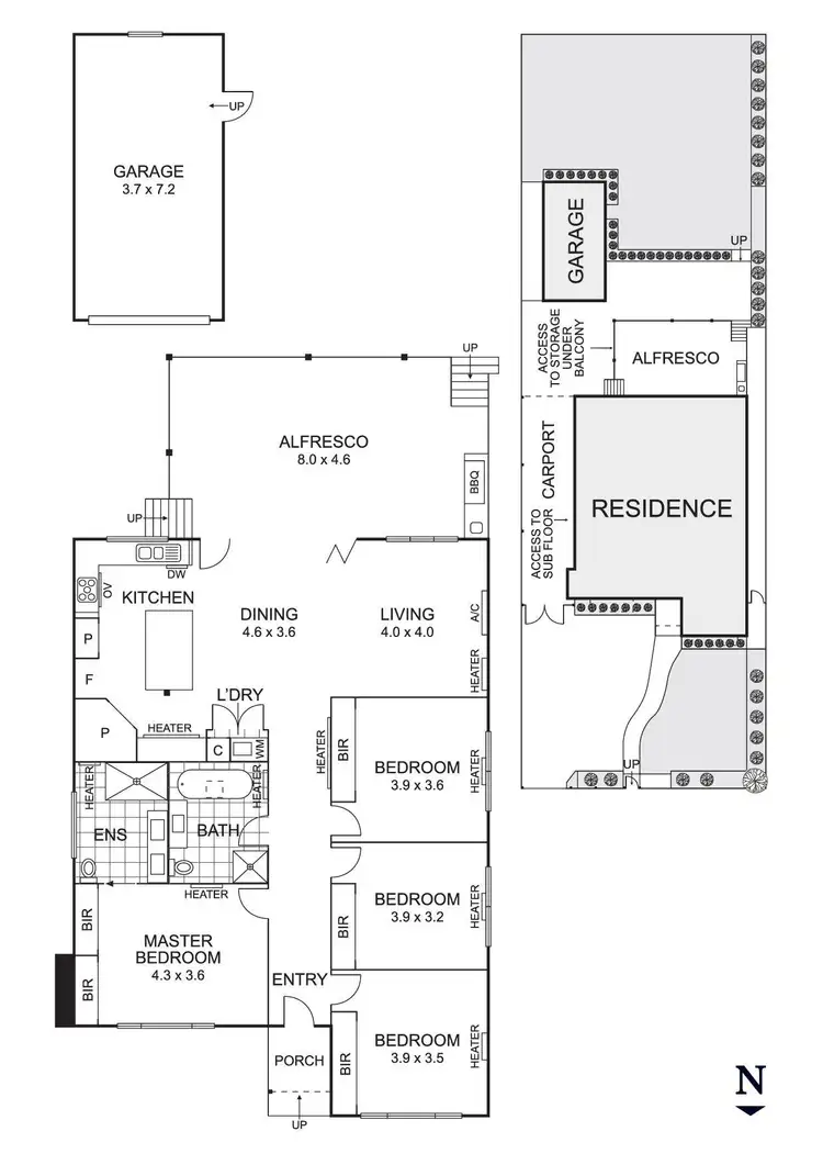 Floorplan of Homely house listing, 27 Bungay Street, Watsonia VIC 3087