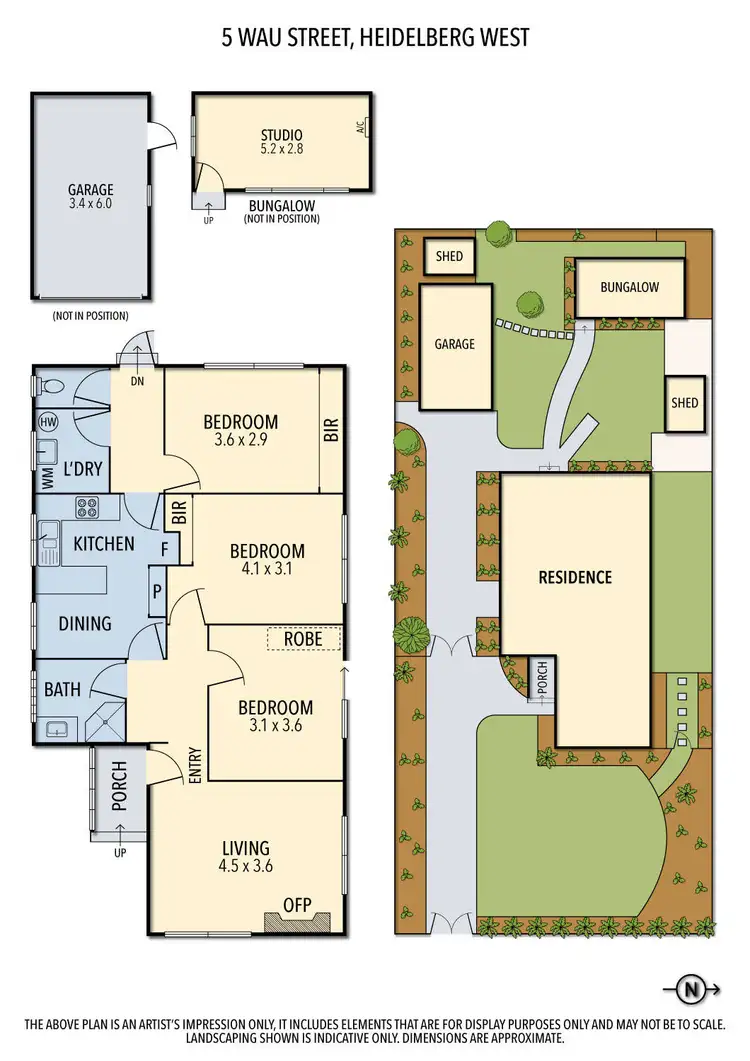 Floorplan of Homely house listing, 5 Wau Street, Heidelberg West VIC 3081