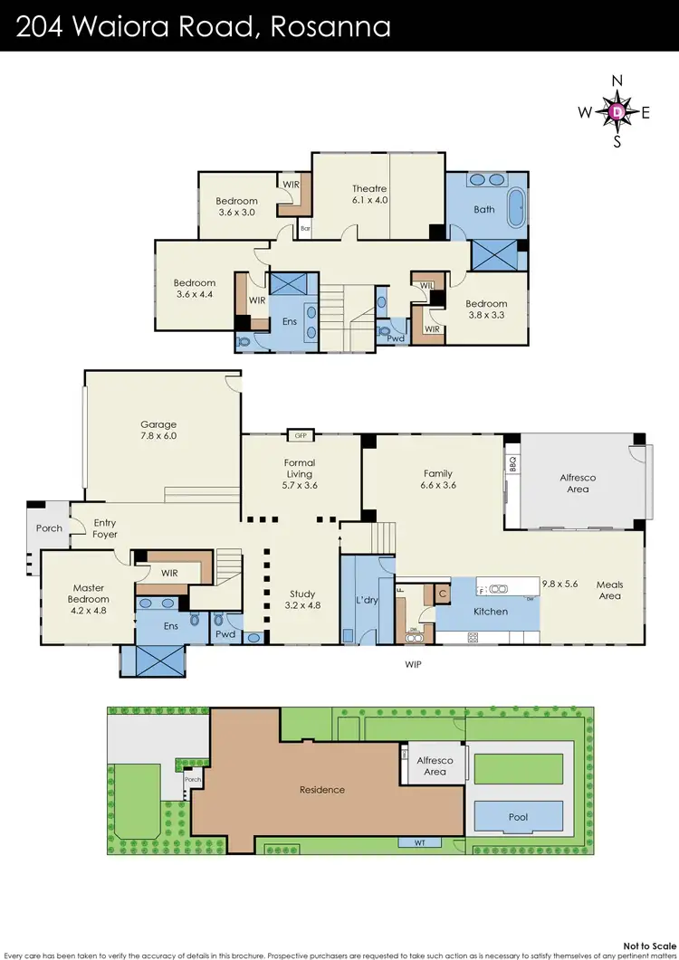 Floorplan of Homely house listing, 204 Waiora Road, Rosanna VIC 3084