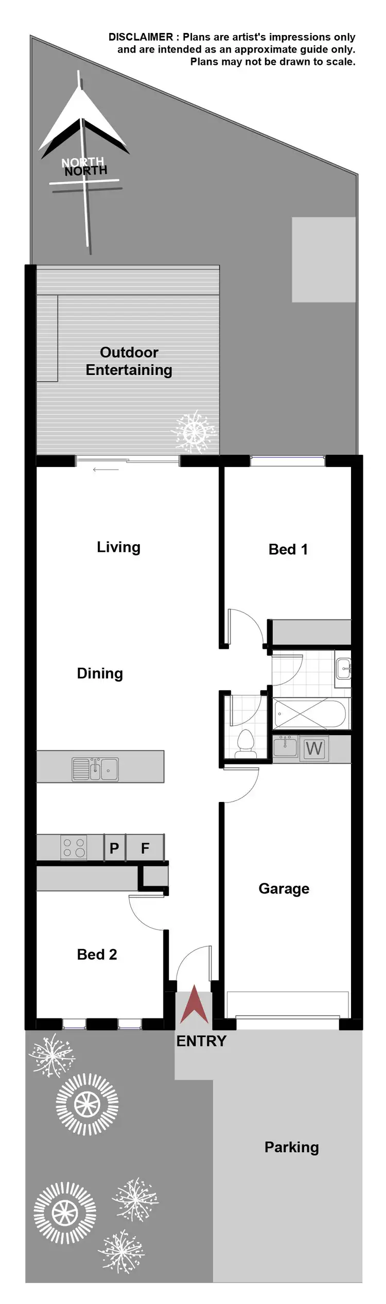 Floorplan of Homely unit listing, 14/141 Macfarlane Burnet Avenue, Macgregor ACT 2615