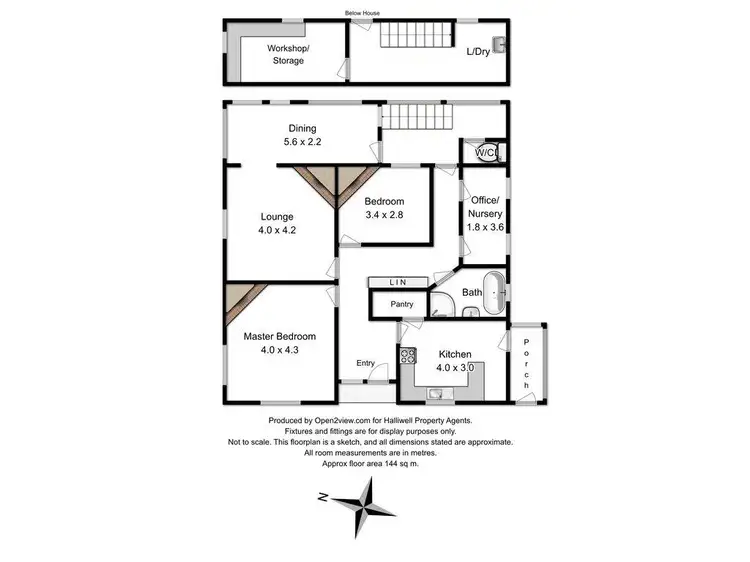 Floorplan of Homely house listing, 57 Wenvoe Street, Devonport TAS 7310