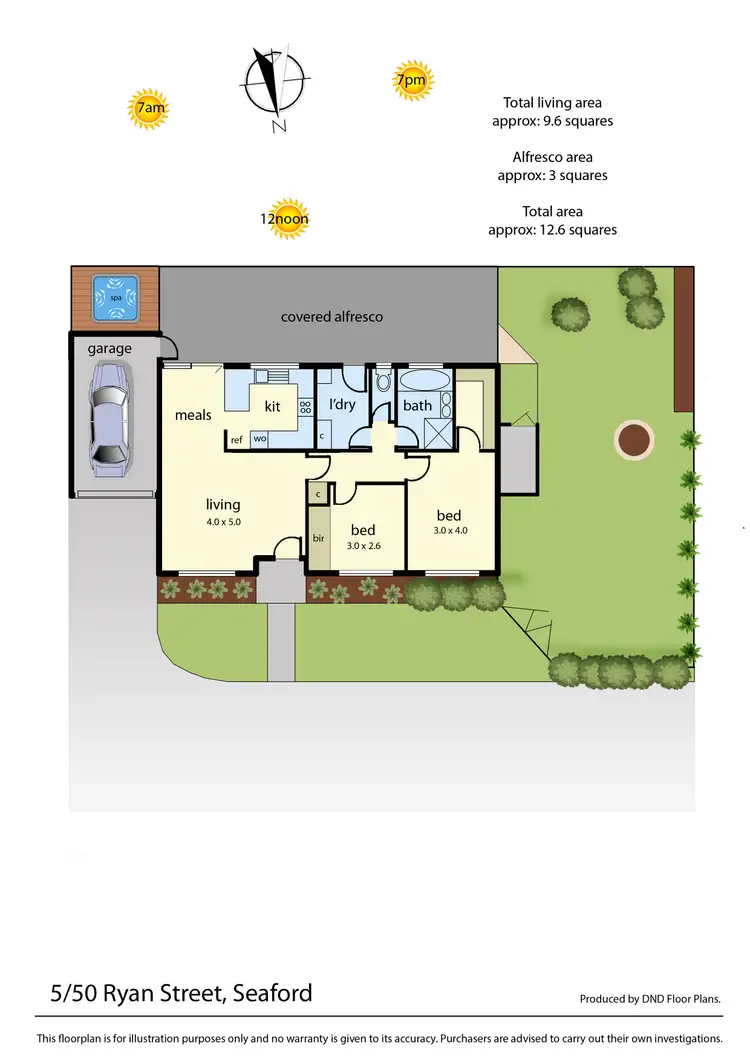 Floorplan of Homely unit listing, 5/50 Ryan Street, Seaford VIC 3198