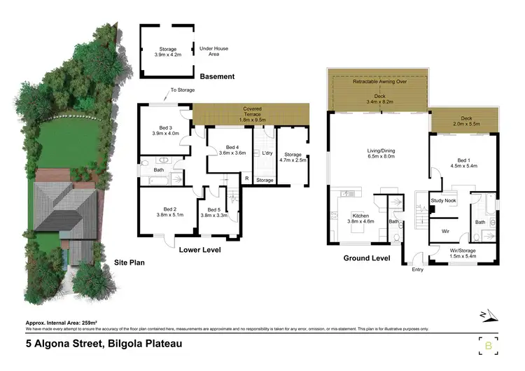 Floorplan of Homely house listing, 5 Algona Street, Bilgola Plateau NSW 2107