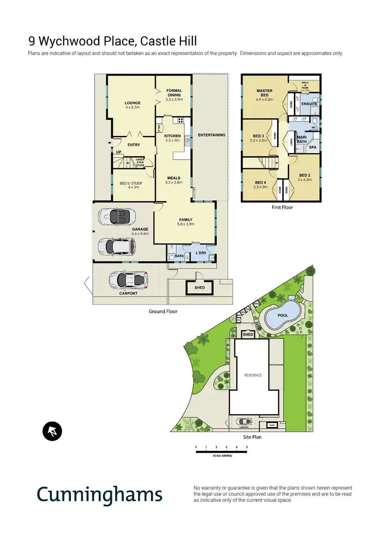 Floorplan of Homely house listing, 9 Wychwood Place, Castle Hill NSW 2154
