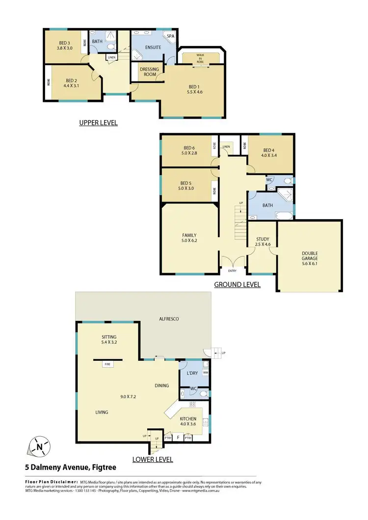 Floorplan of Homely house listing, 5 Dalmeny Avenue, Figtree NSW 2525