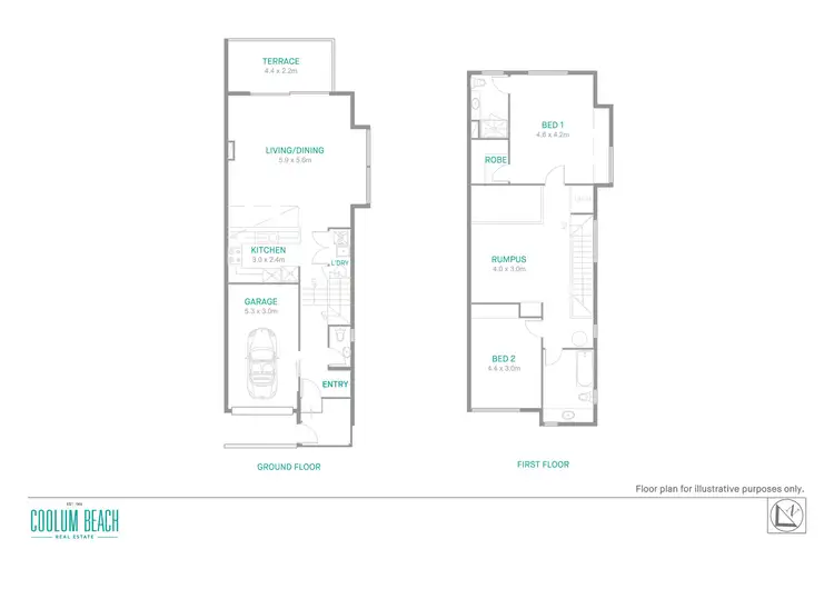 Floorplan of Homely unit listing, 6/13 Eastern Court, Mount Coolum QLD 4573