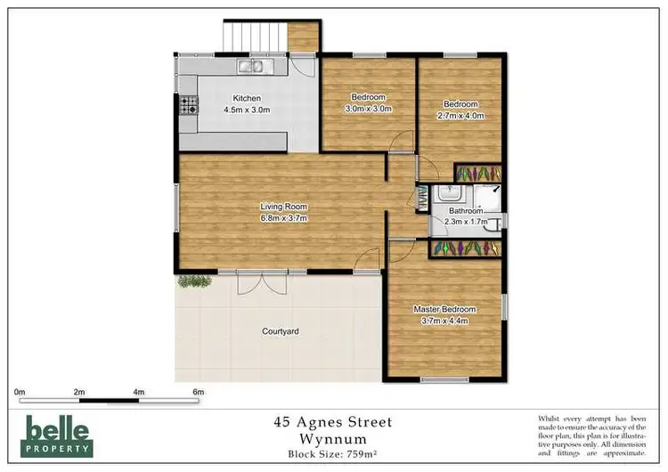 Floorplan of Homely house listing, 45 Agnes Street, Wynnum QLD 4178