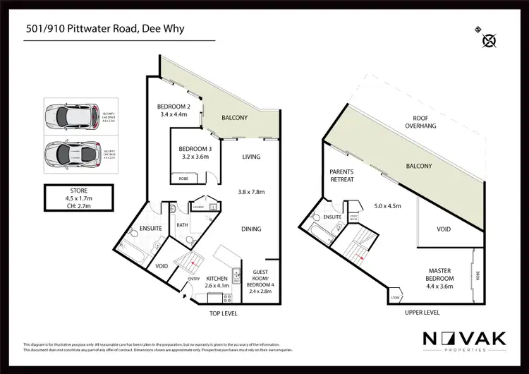 Floorplan of Homely apartment listing, 501/910 Pittwater Road, Dee Why NSW 2099