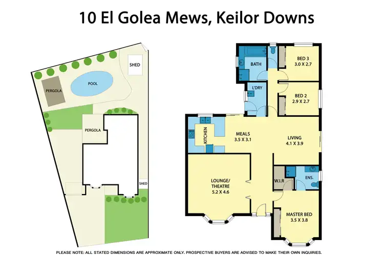 Floorplan of Homely house listing, 10 El Golea Mews, Keilor Downs VIC 3038