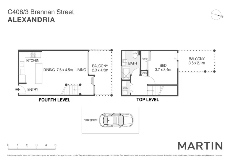 Floorplan of Homely apartment listing, C408/3 Brennan Street, Alexandria NSW 2015