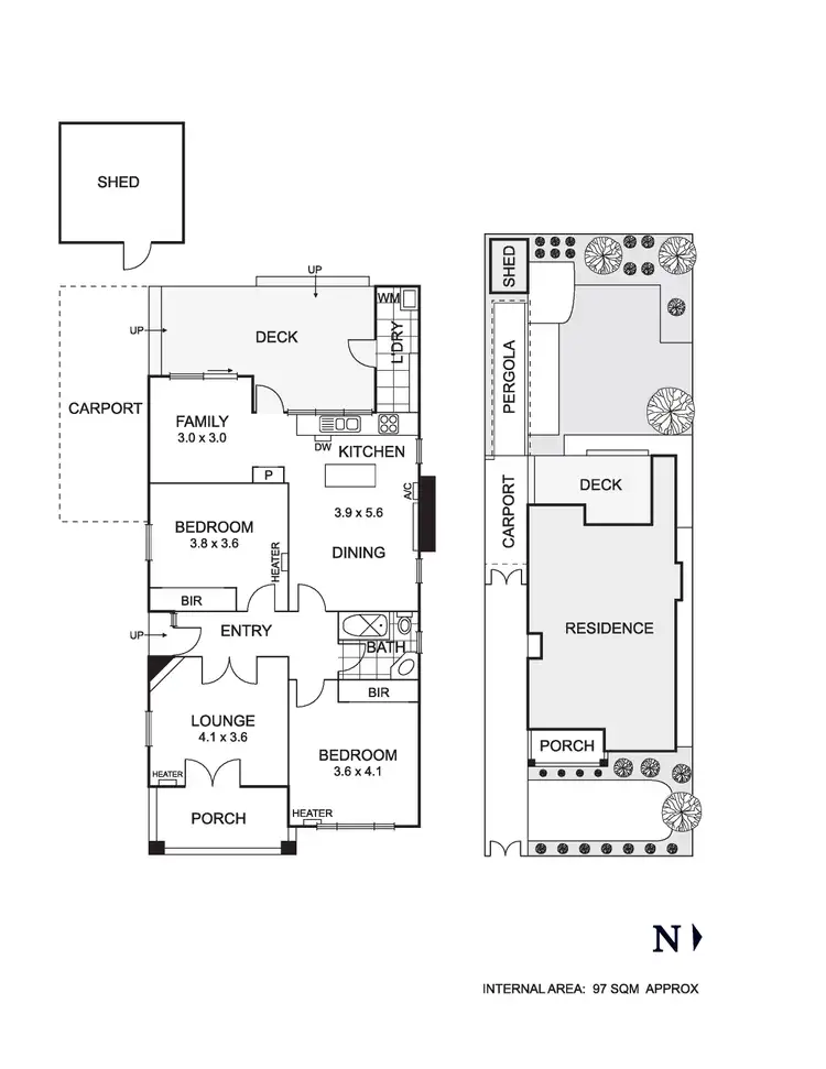 Floorplan of Homely house listing, 23 Webb Street, Coburg VIC 3058