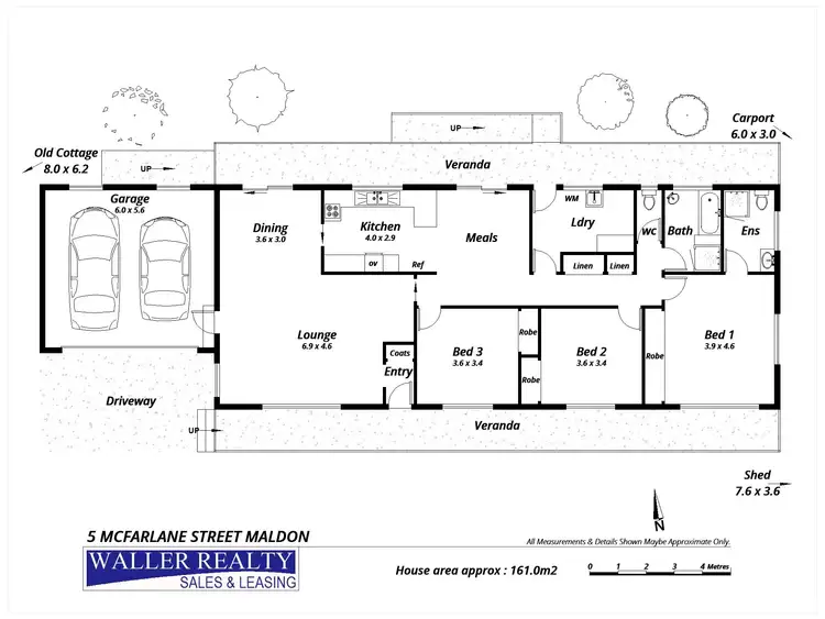 Floorplan of Homely house listing, 5 McFarlane Street, Maldon VIC 3463