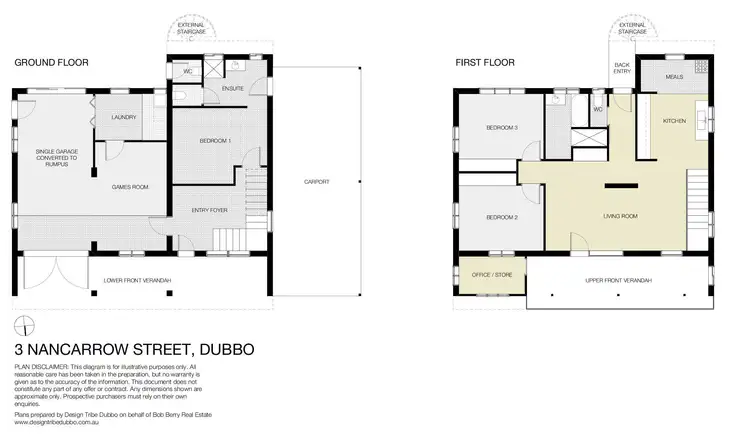 Floorplan of Homely house listing, 3 Nancarrow Street, Dubbo NSW 2830