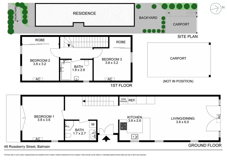 Floorplan of Homely house listing, 48 Roseberry Street, Balmain NSW 2041