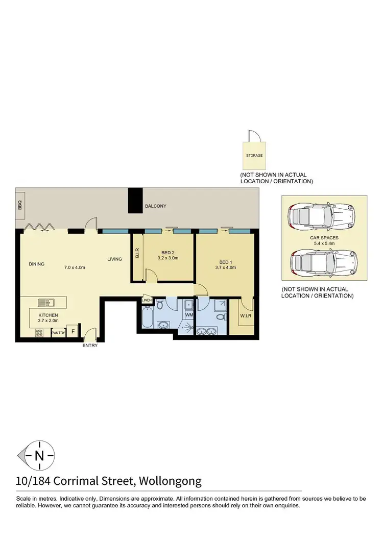 Floorplan of Homely apartment listing, 10/184-186 Corrimal Street, Wollongong NSW 2500