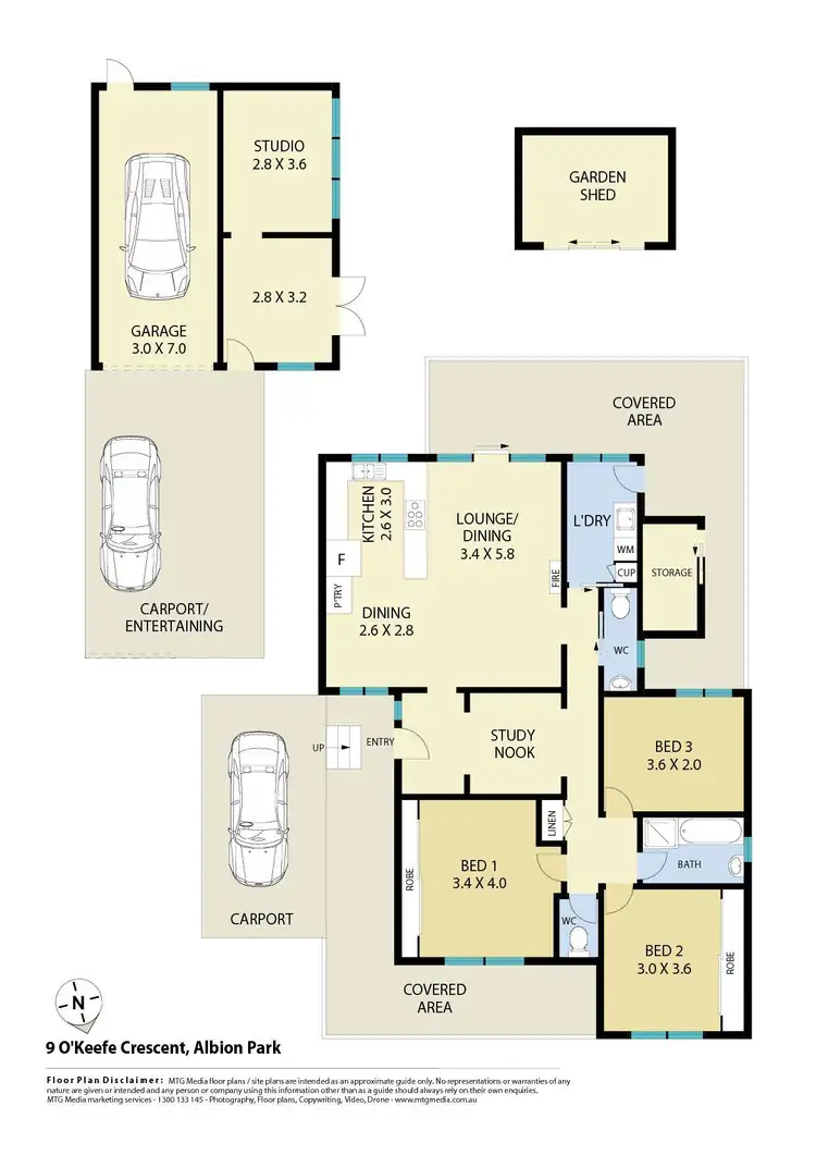 Floorplan of Homely house listing, 9 O'Keefe Crescent, Albion Park NSW 2527