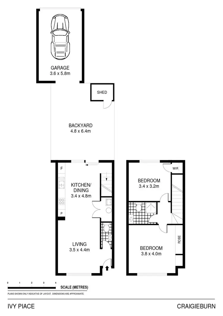 Floorplan of Homely house listing, 20 Ivy Place, Craigieburn VIC 3064